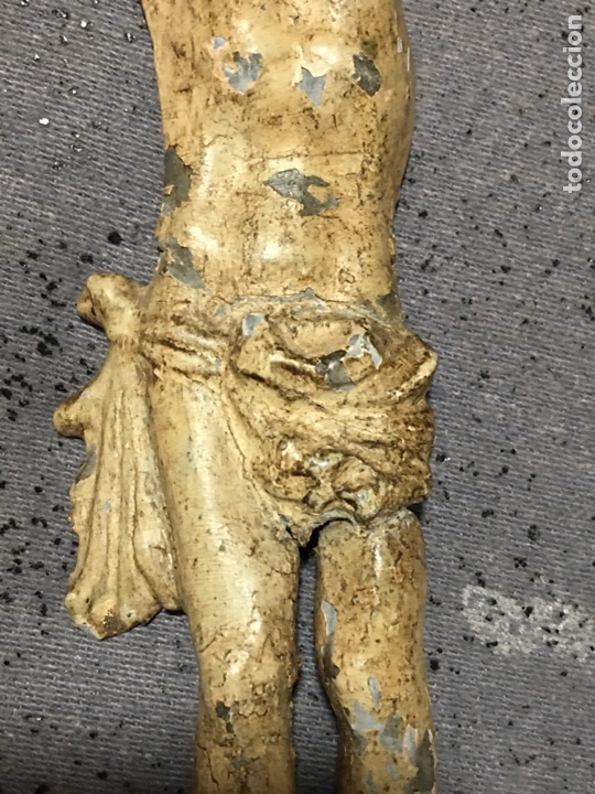 Arte: ANTIGUO CRISTO DE PLOMO - Foto 3