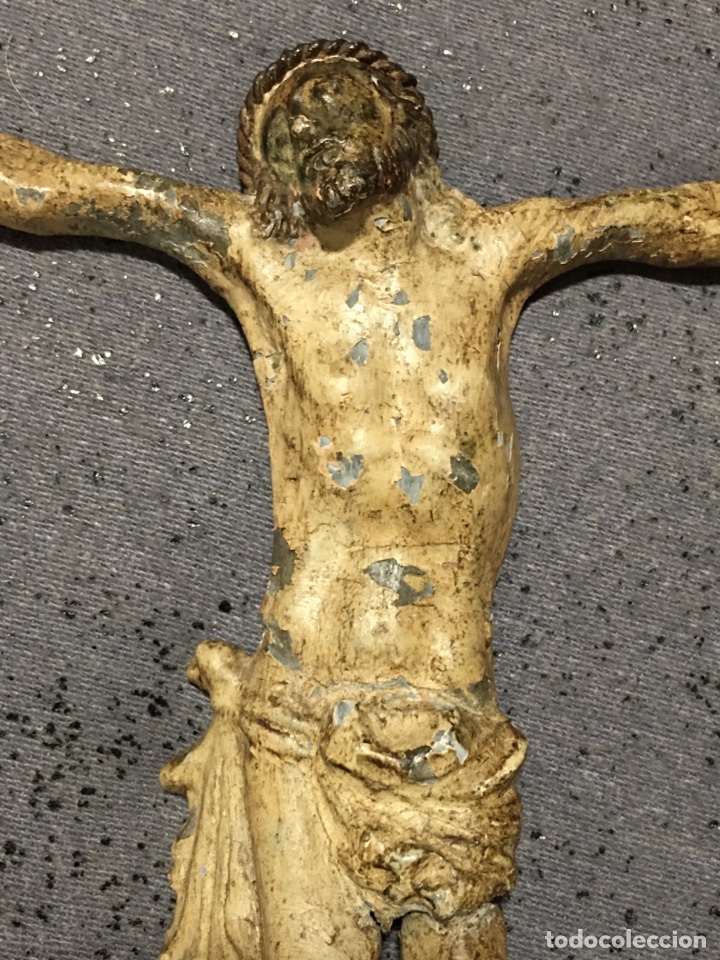 Arte: ANTIGUO CRISTO DE PLOMO - Foto 6