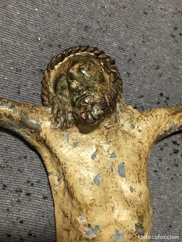 Arte: ANTIGUO CRISTO DE PLOMO - Foto 7