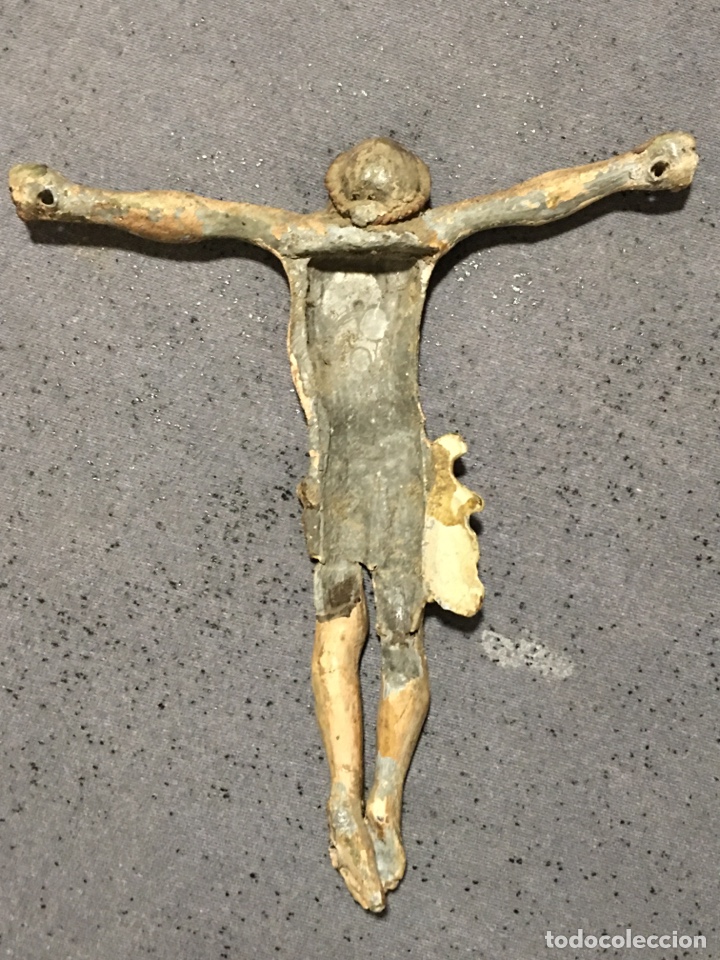 Arte: ANTIGUO CRISTO DE PLOMO - Foto 8