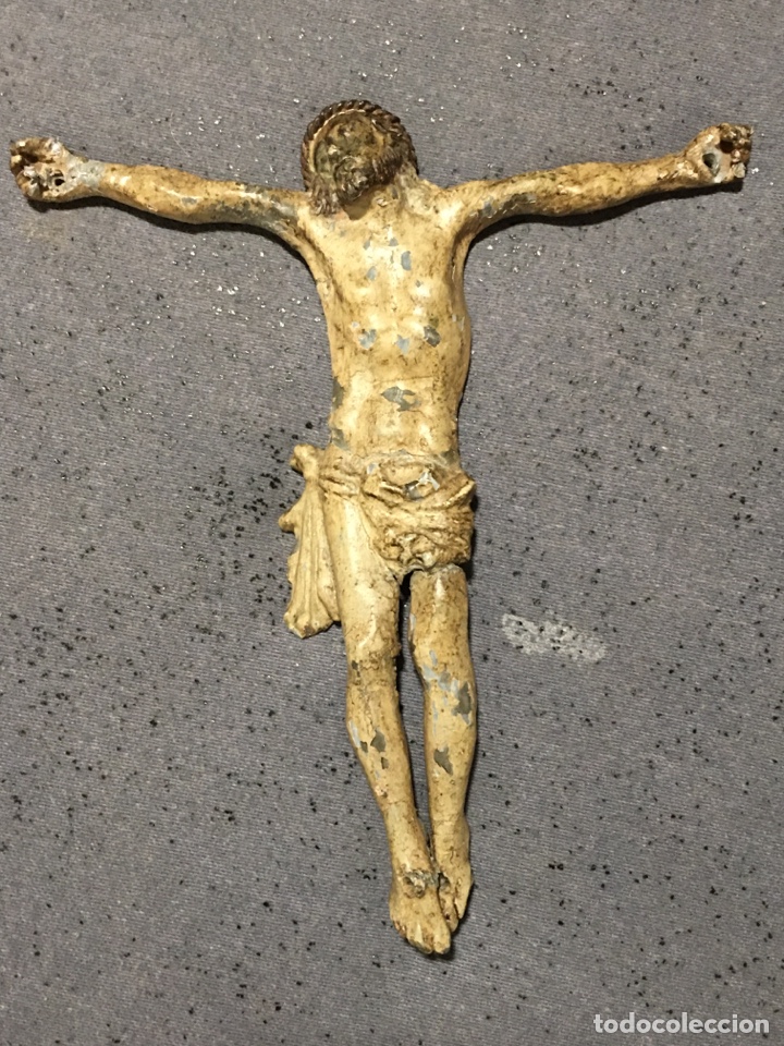 Arte: ANTIGUO CRISTO DE PLOMO - Foto 9