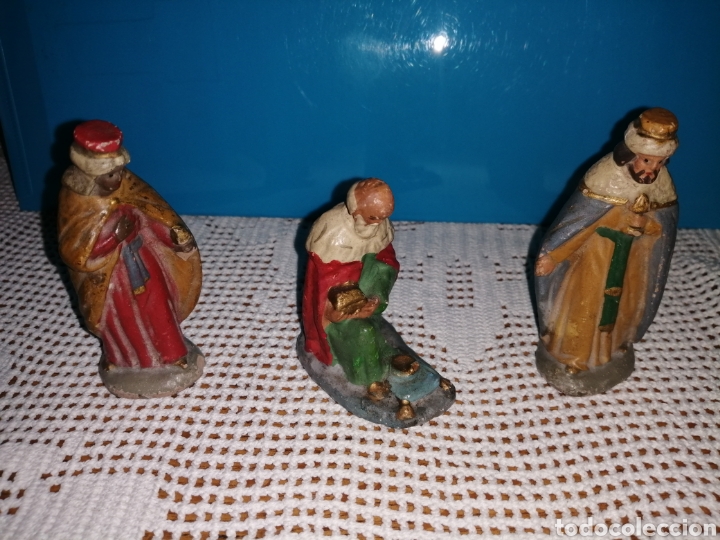 Arte: Antiguas figuras de pessebre. - Foto 1