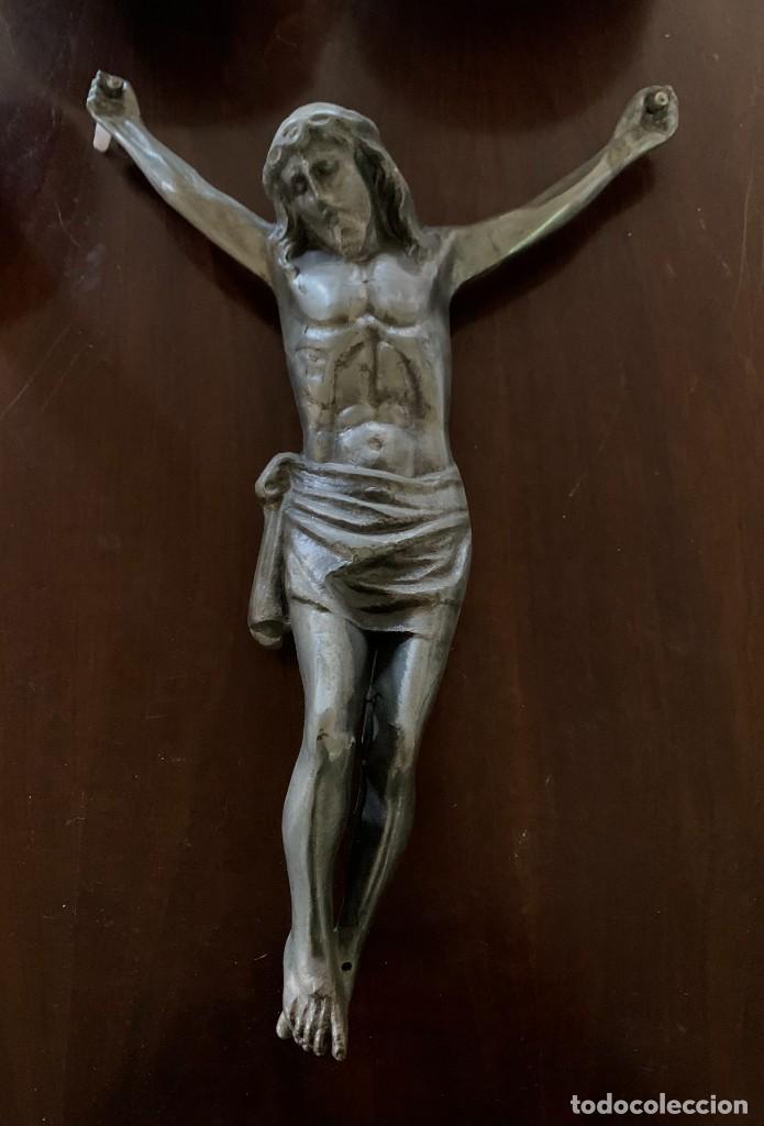 Arte: Cristo de plomo de 50 cm - Foto 2