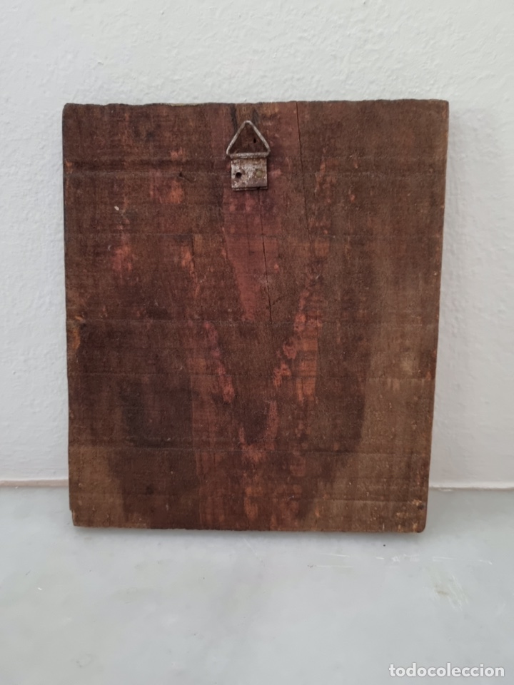Arte: Cuadro madera y pergamino con mensaje en franc&eacute;s. - Foto 4