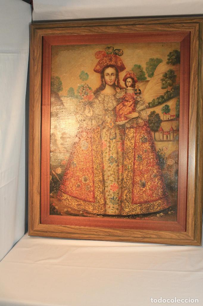 Arte: CUADRO VIRGEN CUZQUE&Ntilde;A - Foto 1