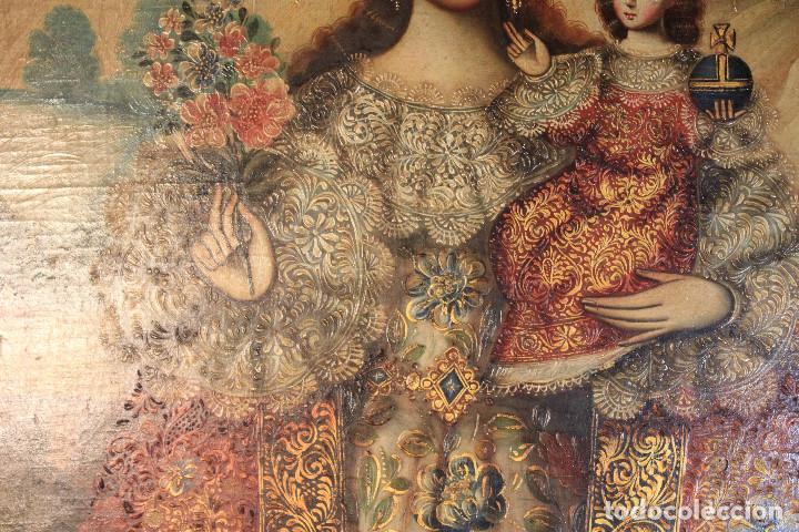 Arte: CUADRO VIRGEN CUZQUE&Ntilde;A - Foto 3
