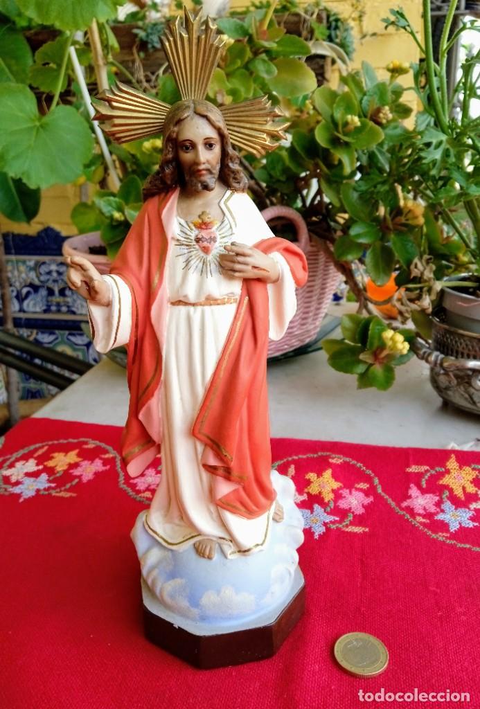 Arte: Figura del Coraz&oacute;n de Jes&uacute;s de Olot - Foto 1