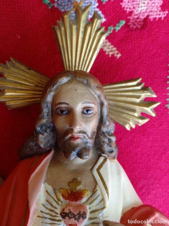 Arte: Figura del Coraz&oacute;n de Jes&uacute;s de Olot - Foto 7