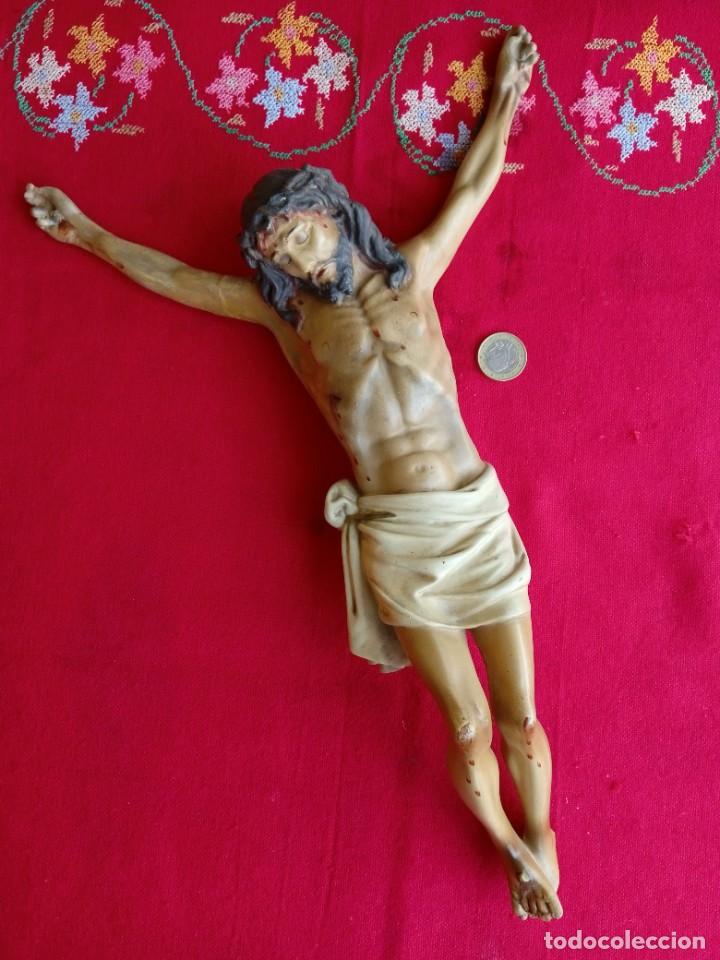 Arte: Antiguo Cristo Crucificado de Olot - Foto 1