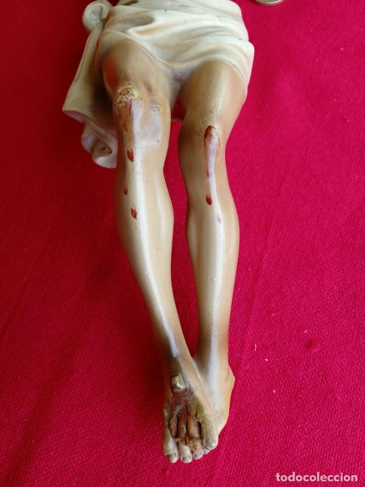 Arte: Antiguo Cristo Crucificado de Olot - Foto 2