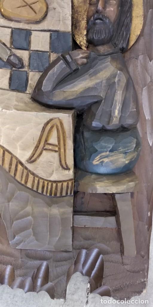 Arte: Retablo de madera tallada de La &Uacute;ltima Cena - Foto 3