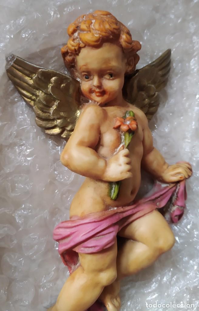 Arte: &Aacute;NGEL PAN DE ORO ANTIGUO - Foto 3
