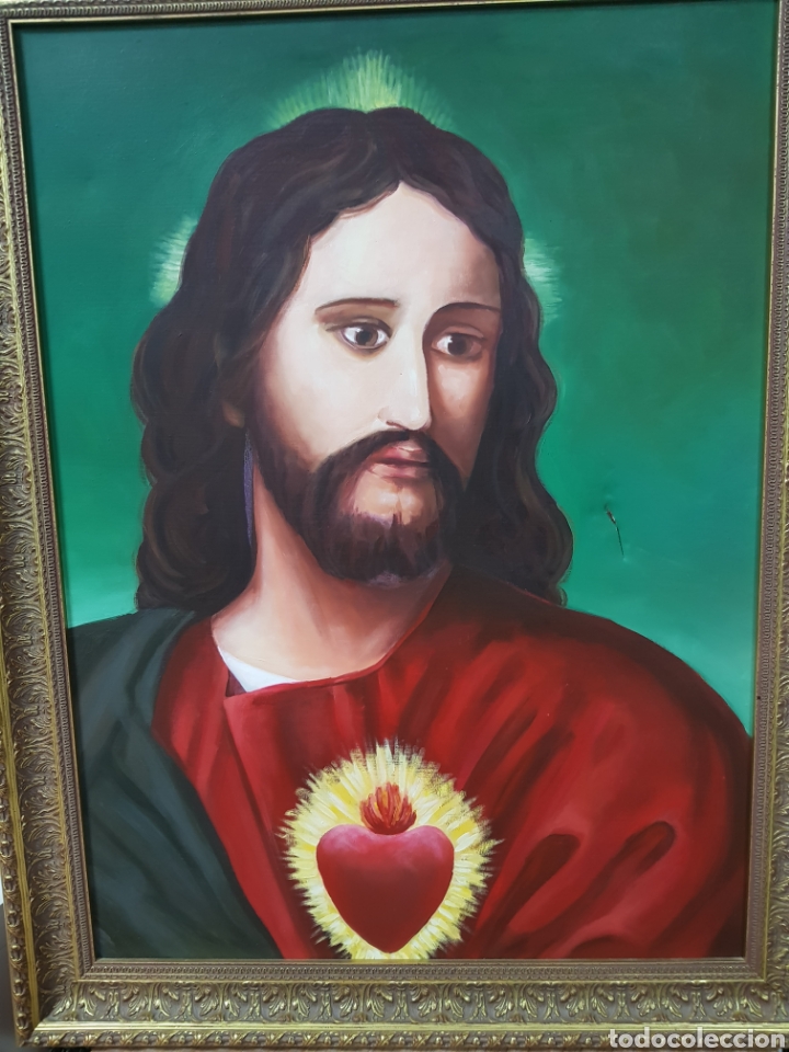 Arte: &Oacute;LEO SOBRE LIENZO 85X65CM - Foto 2