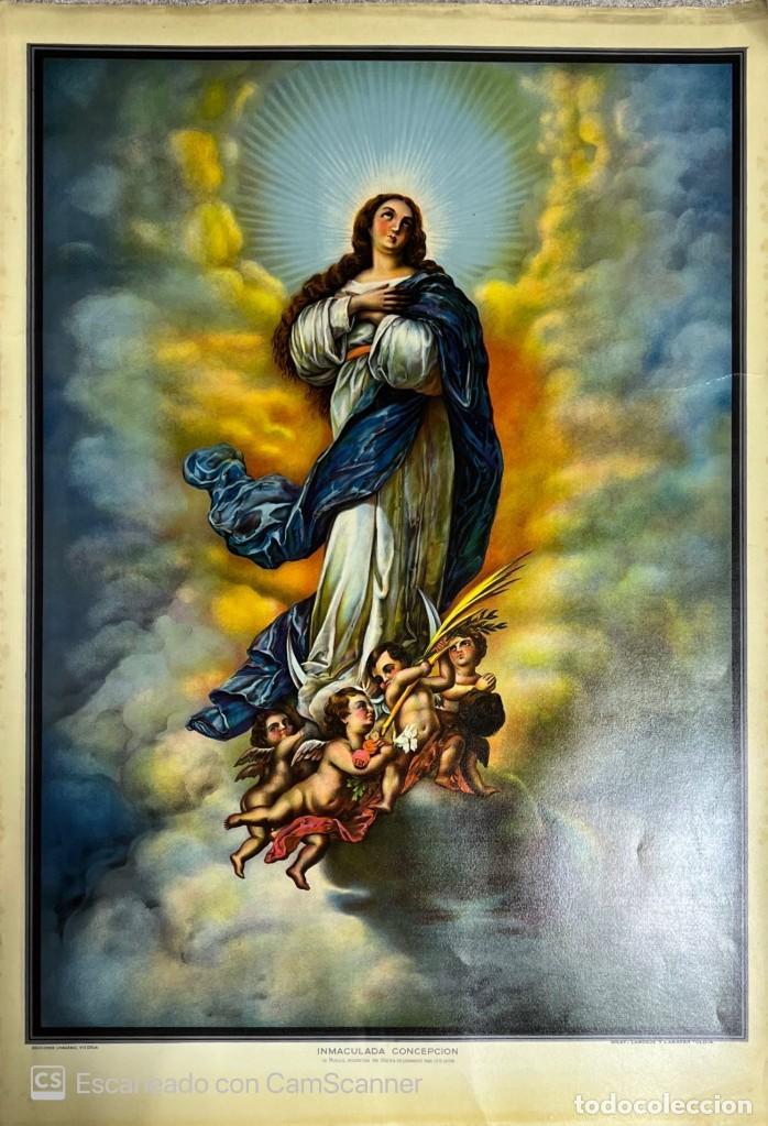 Art: CARTEL. INMACULADA CONCEPCI&Oacute;N. MURILLO. LABORDE Y LABAYEN TOLOSA. GRAN TAMA&Ntilde;O