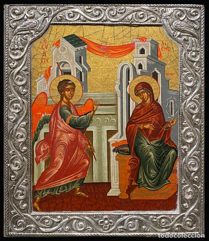 Arte: ICONO ANUNCIACION, PLATA - Foto 2