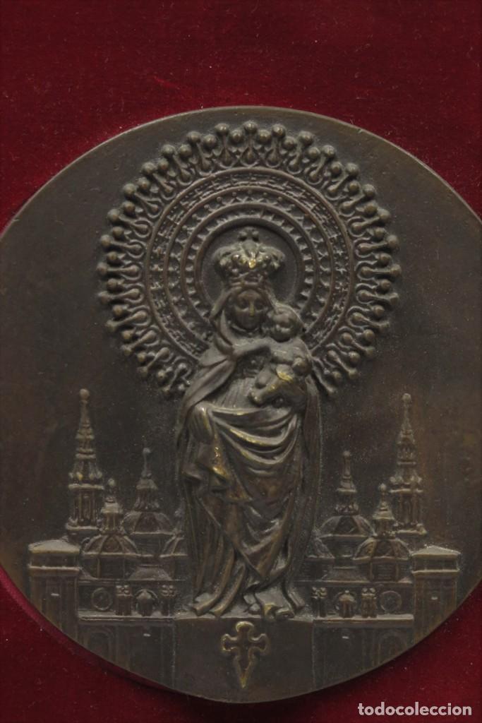 Arte: TONDO. VIRGEN DEL PILAR. BRONCE - Foto 2