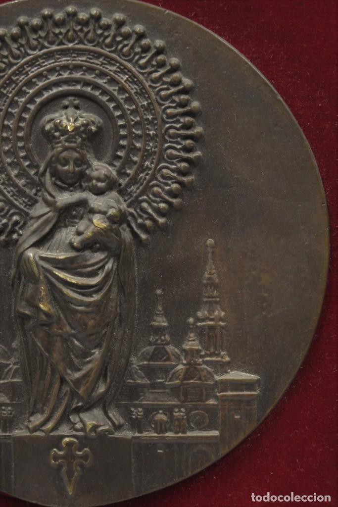 Arte: TONDO. VIRGEN DEL PILAR. BRONCE - Foto 3
