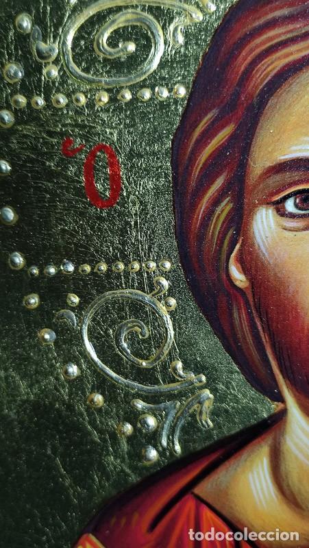 Arte: Icono Pantocrator TABLA DE MADERA - Foto 3