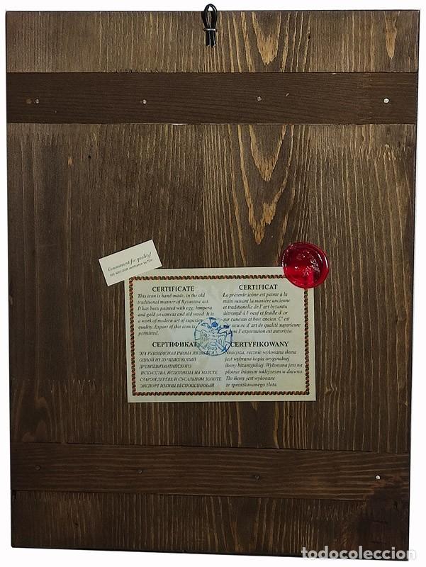 Arte: Icono Pantocrator TABLA DE MADERA - Foto 5