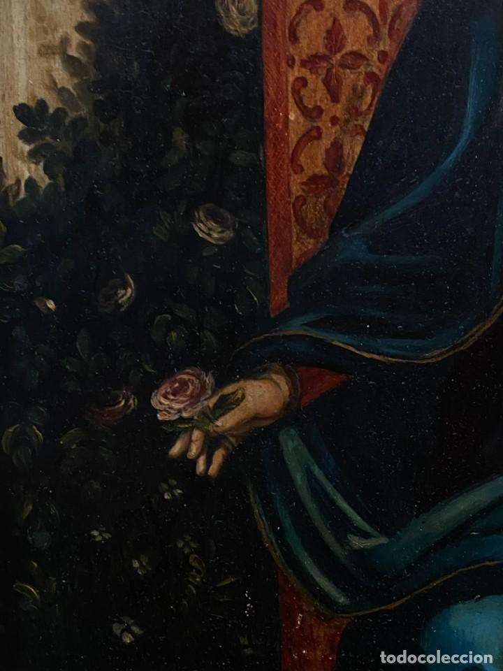 Arte: VIRGEN CON EL NI&Ntilde;O ESTILO GOTICO CATALAN - Foto 9