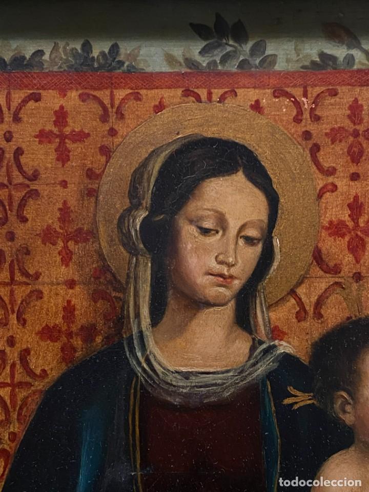 Arte: VIRGEN CON EL NI&Ntilde;O ESTILO GOTICO CATALAN - Foto 10