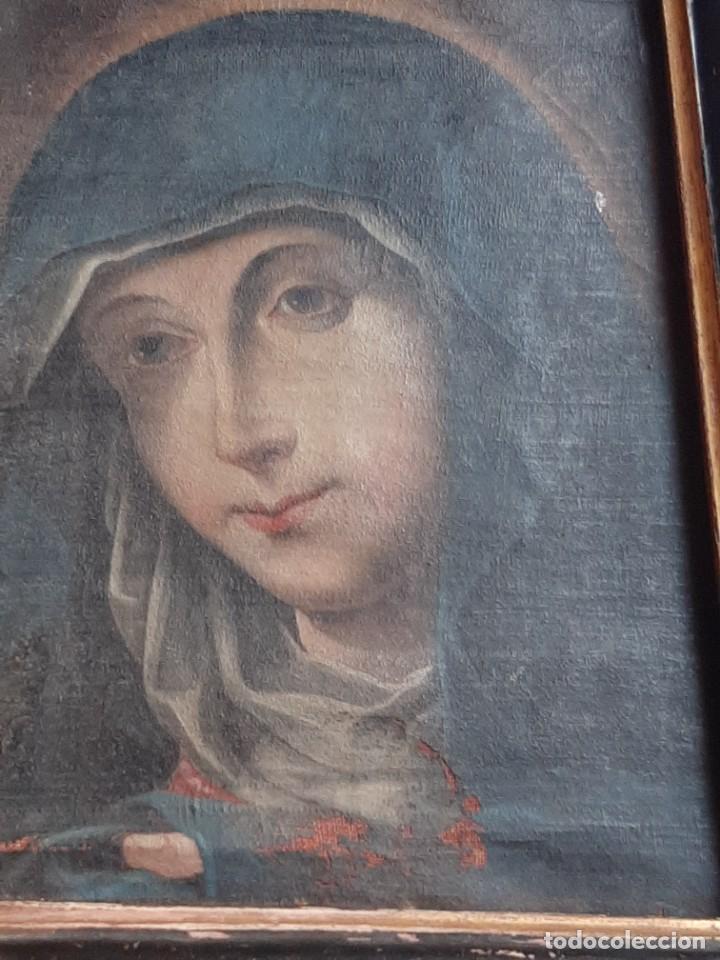 Arte: Cuadro virgen s.xvii - Foto 7
