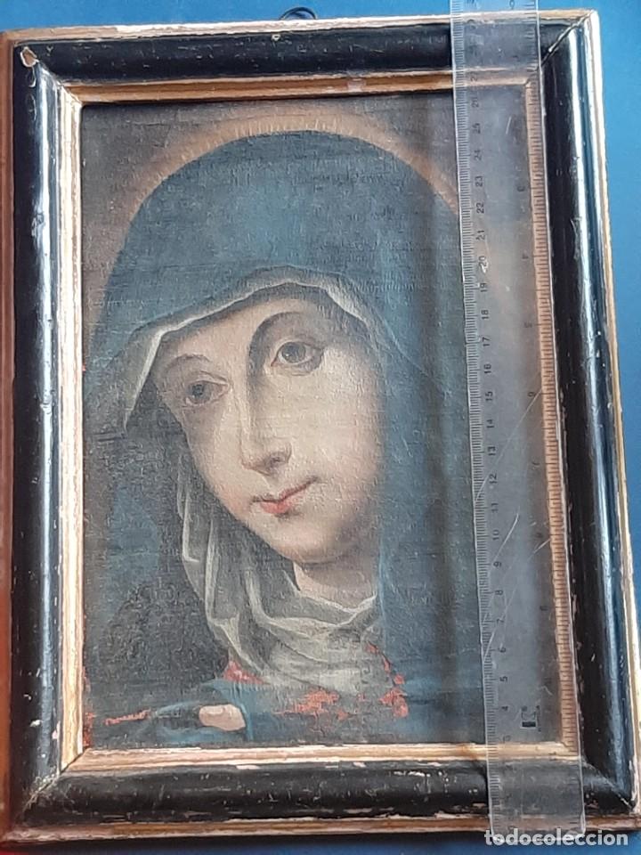 Arte: Cuadro virgen s.xvii - Foto 11