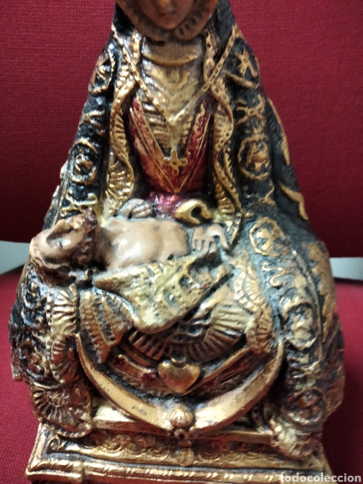 Arte: VIRGEN ESTUCO POLICROM&Iacute;A - Foto 3