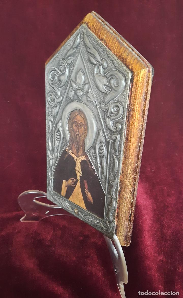 Arte: ICONO CRISTO - MADERA y ESTA&Ntilde;O. - Foto 2