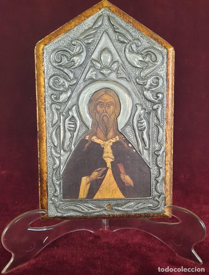Arte: ICONO CRISTO - MADERA y ESTA&Ntilde;O. - Foto 1