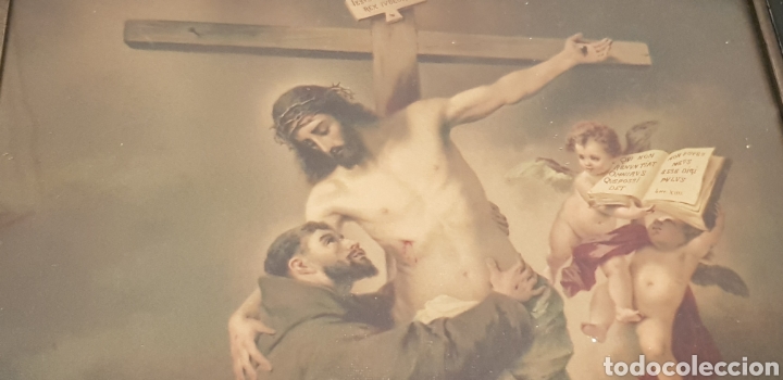 Arte: Lamina antigua religiosa - Foto 3