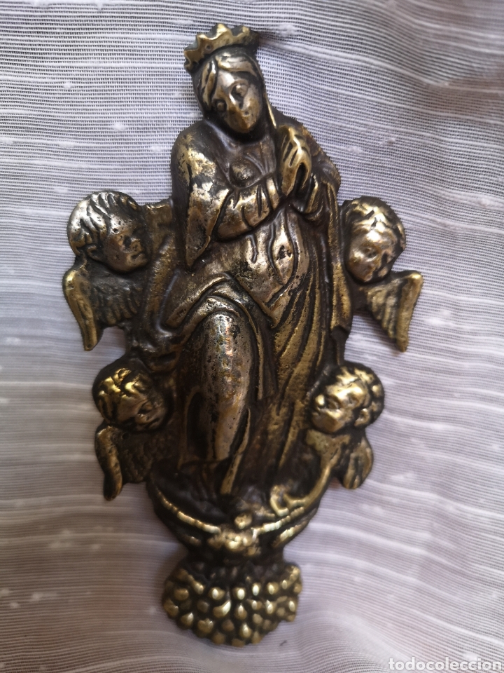 Arte: Virgen Inmaculada Concepci&oacute;n de bronce - Foto 1