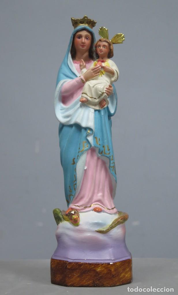 Arte: VIRGEN CON NI&Ntilde;O. &iquest;OLOT? - Foto 1