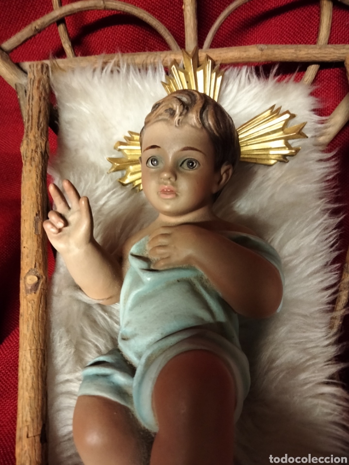 Arte: NI&Ntilde;O JESUS EN SU CUNA - Foto 2