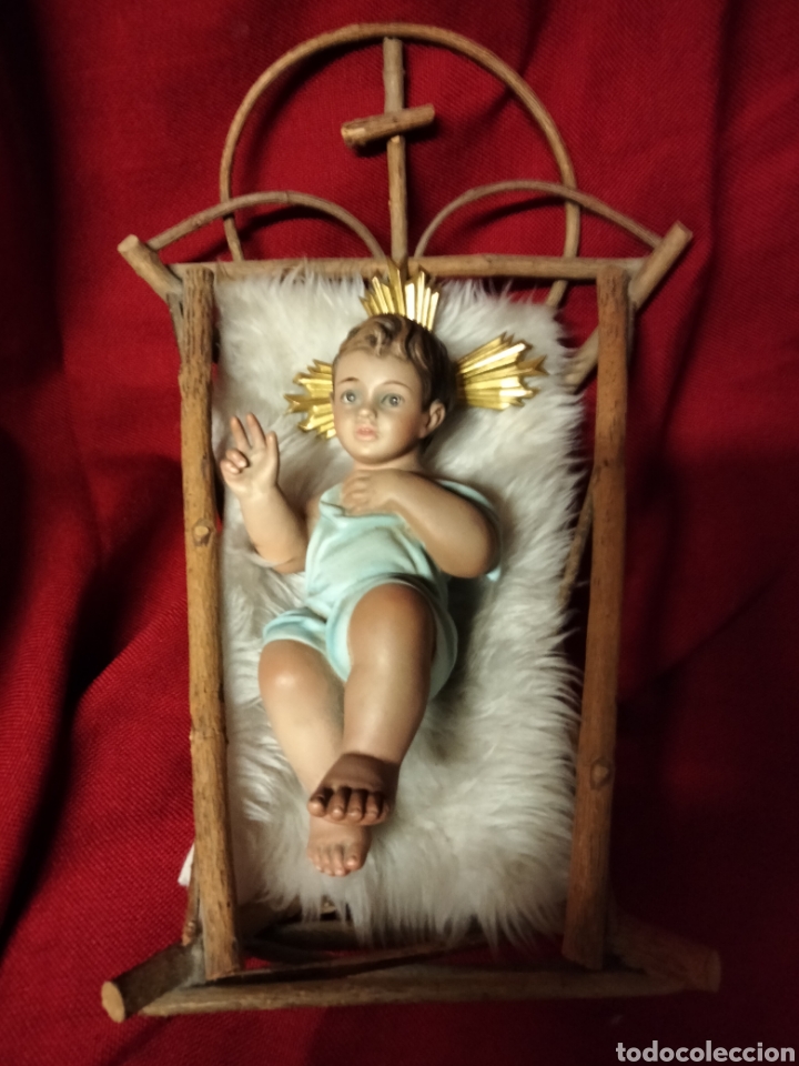 Arte: NI&Ntilde;O JESUS EN SU CUNA - Foto 1