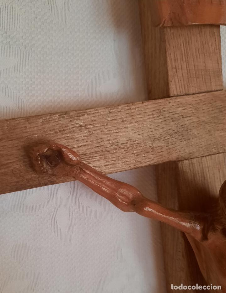 Arte: CRISTO CRUCIFICADO - MADERA. - Foto 5