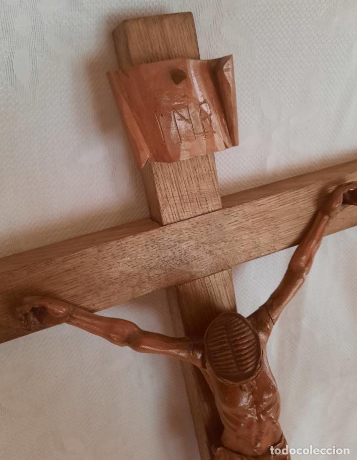 Arte: CRISTO CRUCIFICADO - MADERA. - Foto 9
