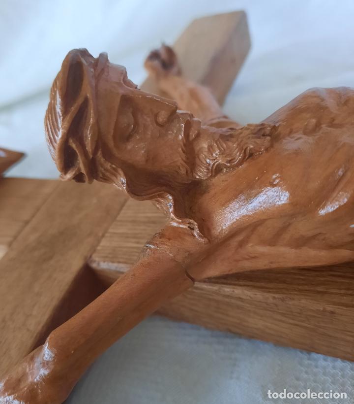 Arte: CRISTO CRUCIFICADO - MADERA. - Foto 12
