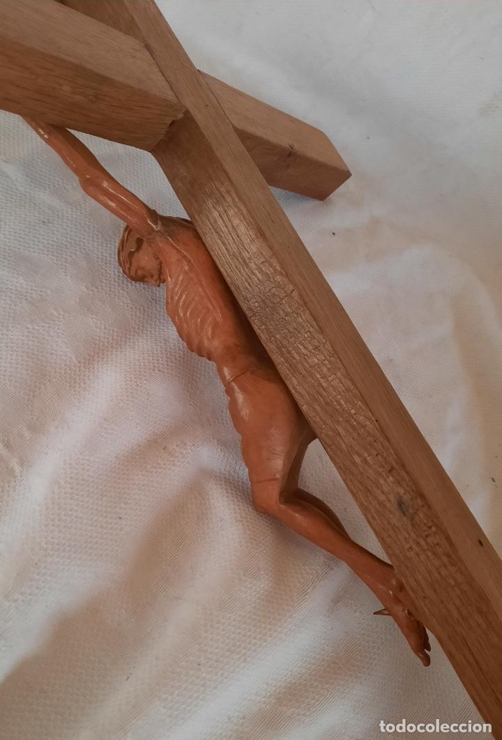 Arte: CRISTO CRUCIFICADO - MADERA. - Foto 15