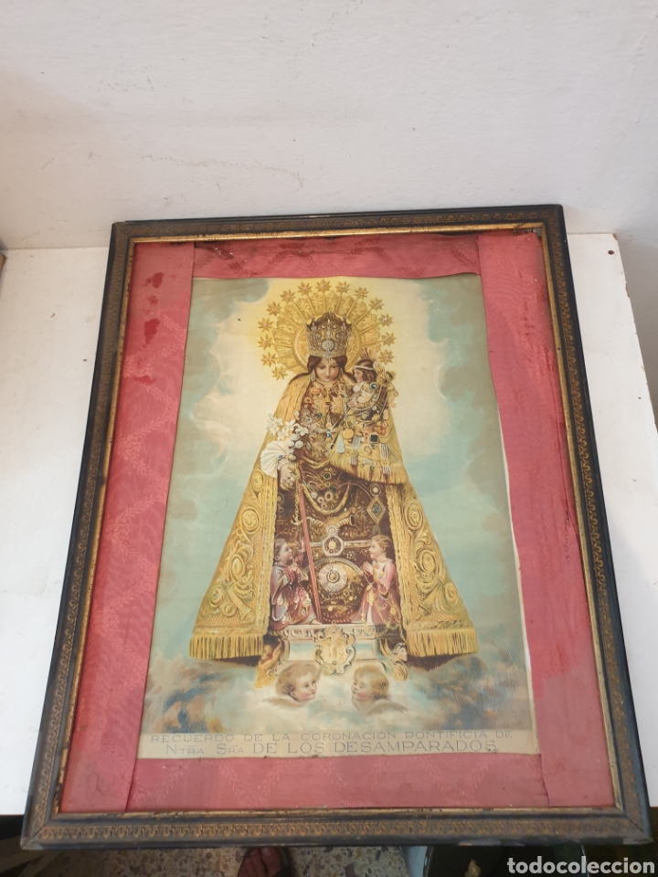 Arte: CUADRO VIRGEN DE LOS DESAMPARADOS - Foto 2