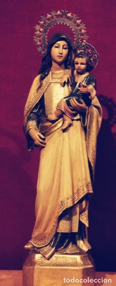 Arte: VIRGEN DE LA MERCED EN MADERA - Foto 1