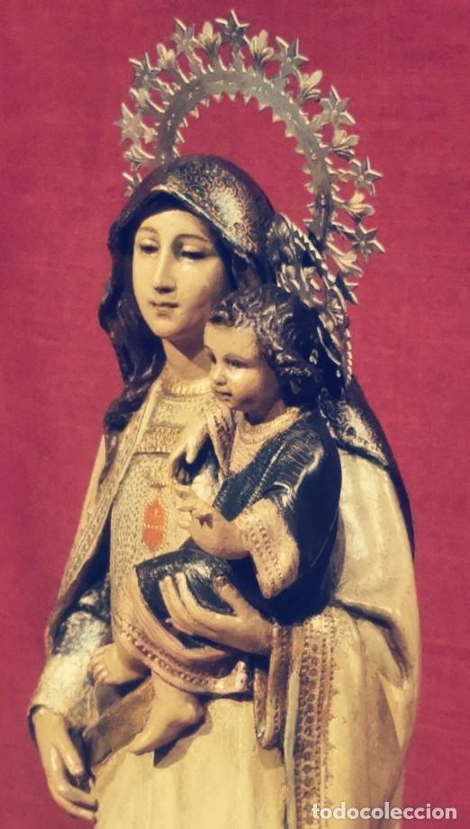 Arte: VIRGEN DE LA MERCED EN MADERA - Foto 2