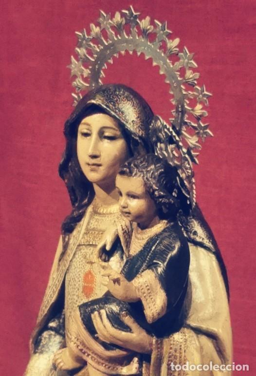 Arte: VIRGEN DE LA MERCED EN MADERA - Foto 4