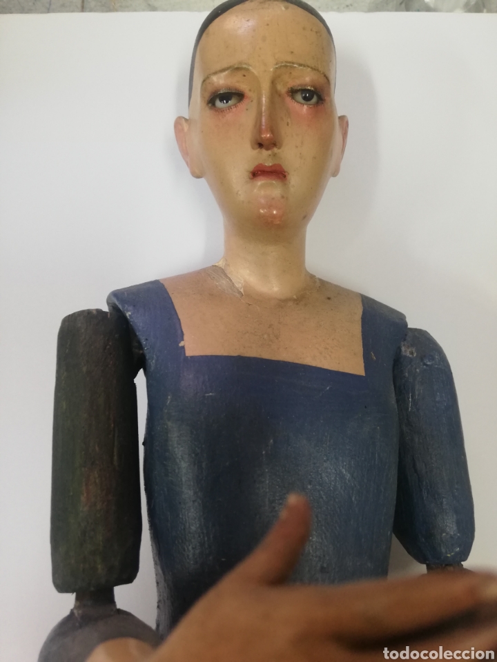 Arte: VIRGEN VESTIDERA EN MADERA - Foto 8