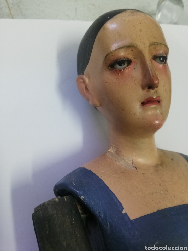 Arte: VIRGEN VESTIDERA EN MADERA - Foto 9