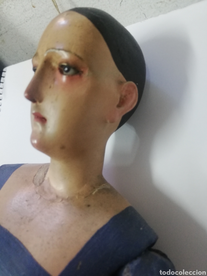 Arte: VIRGEN VESTIDERA EN MADERA - Foto 10