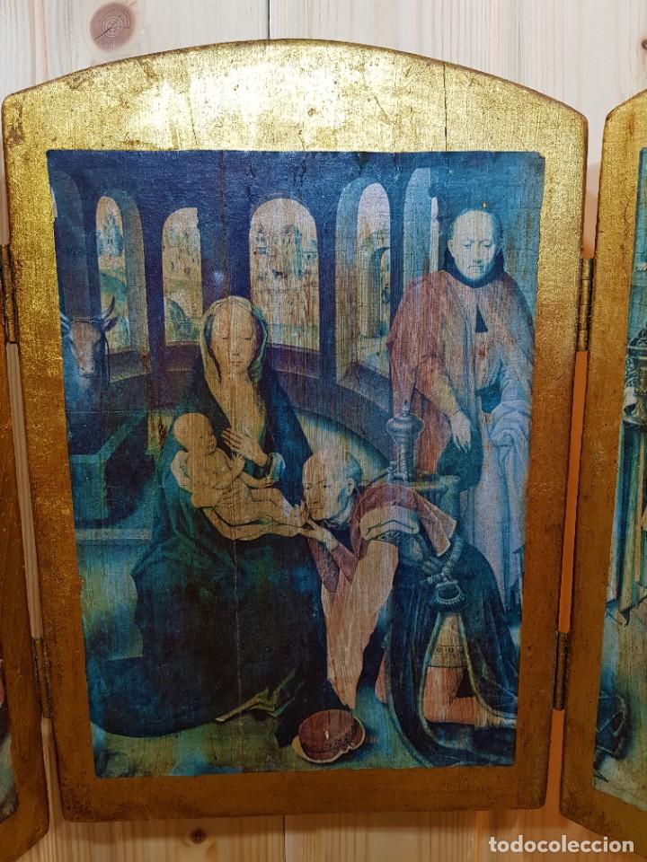 Arte: -TRIPTICO RELIGIOSO LAMINA - Foto 5