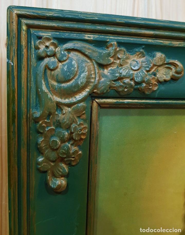 Arte: -CUADRO ANTIGUO VIRGEN - Foto 4