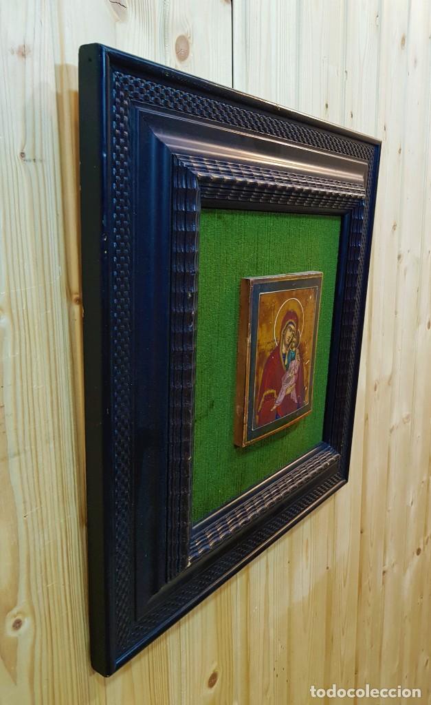 Arte: - OLEO TABLA ICONO RELIGIOSO - Foto 4