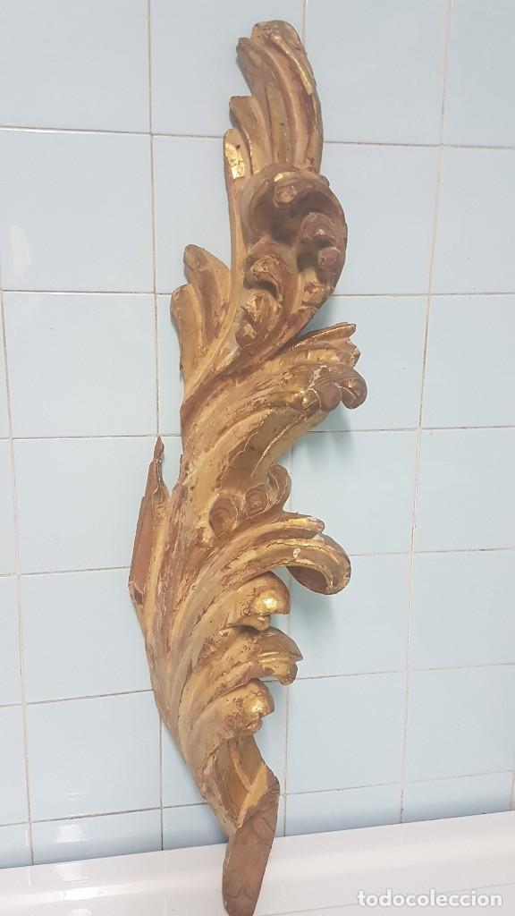 Arte: FRAGMENTO MADERA RETABLO - Foto 1